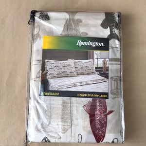 Remington Pillowcase Hunting Fish Standard Pillowcases New in Package
